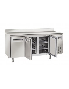 Tavolo refrigerato - Alzatina - N. 3 porte - cm 180 x 70... 2
