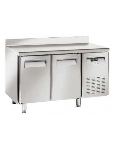 Refrigerated table - Alzatina - N. 2 doors - cm 135 x 70 x 85 h