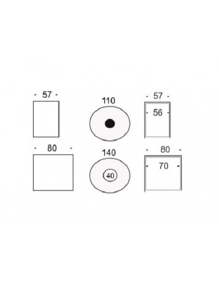 Equilibrio electrónico - Multirange 12-30 kg div. 2-5g - cm 39x50x19 h