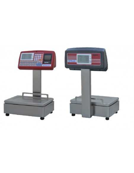 Bilancia etichettatrice - Multirange 12-30 kg div. 2-5g - cm 37x34x14 h /58.5 h