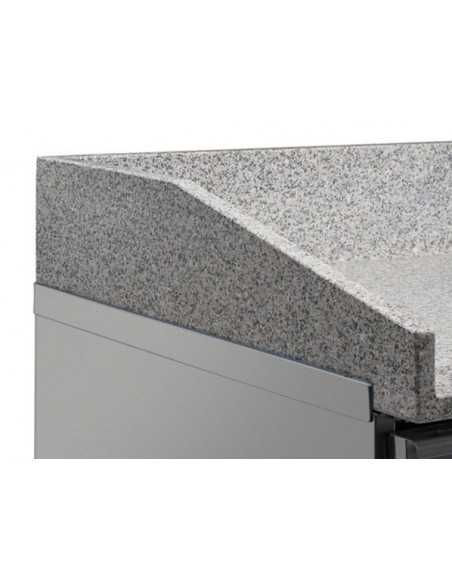 Banco pizza con 1 porta e cassettiera - cm 150 x 80 x 104 h Banco pizza con 1 porta e cassettiera - cm 150 x 80 x 104 h