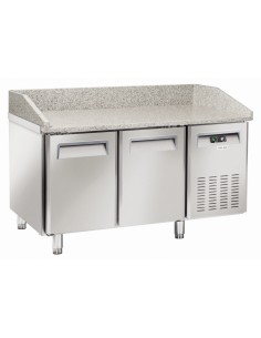 Pizza counter with 2 doors - cm 150 x 80 x 104 h 2