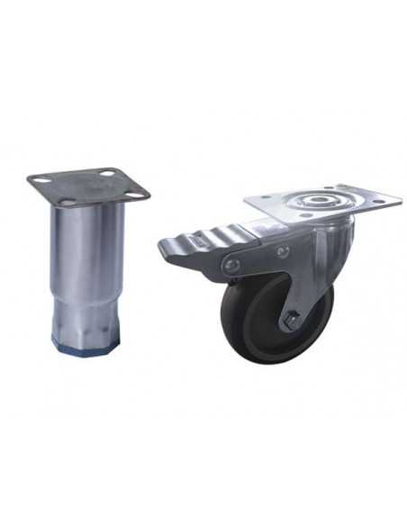 Mostrador para pizza con 2 puertas - cm 150 x 80 x 104 h