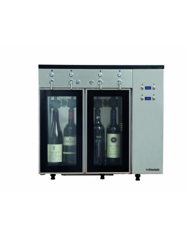Calyx wine dispenser - N. 4 bottles - cm L 65 x P 32,5 x 61 h