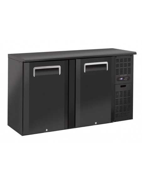 Vetrina espositiva refrigerata - 2 Porte battenti - Capacità Lt 315 - cm 146 x 51,5 x 86h