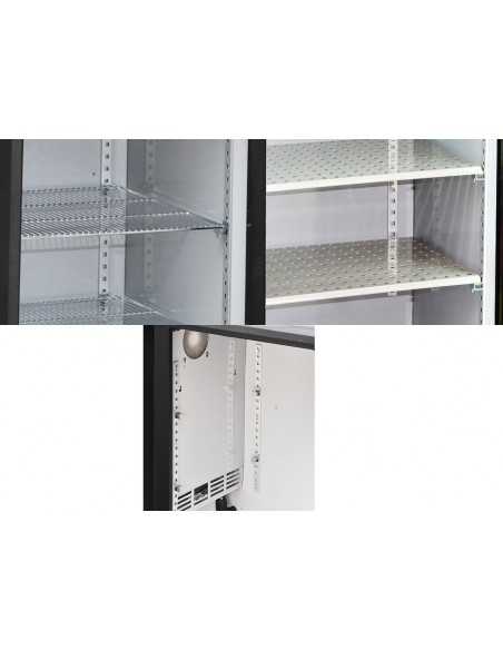 Vetrina espositiva refrigerata - 2 Porte battenti - Capacità Lt 315 - cm 146 x 51,5 x 86h