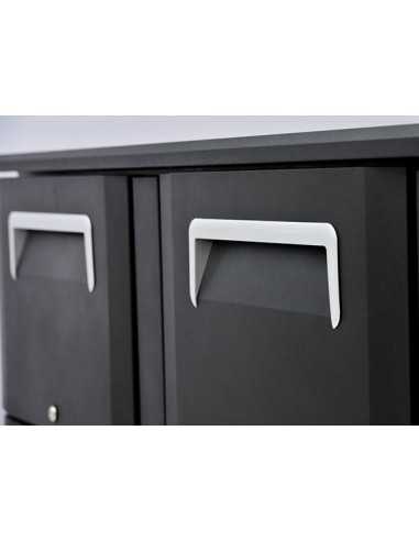 Retrobanco - 3 Swing doors - Capacity Lt 500 -...