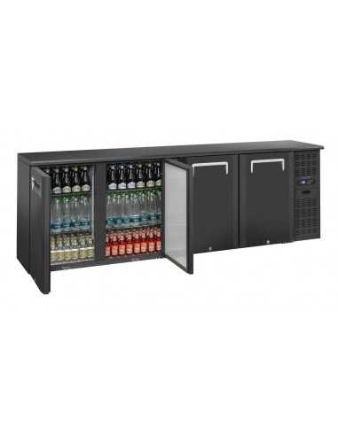 Refrigerated display case - 4 Hinged Doors -...