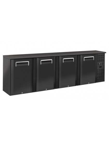 Refrigerated display case - 4 Hinged Doors - Capacity Lt 670 - cm 254 x 51.5 x 86h