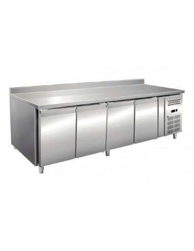 Refrigerated table - Alzatina - N. 4 doors - cm 223 x 70 x 96 h
