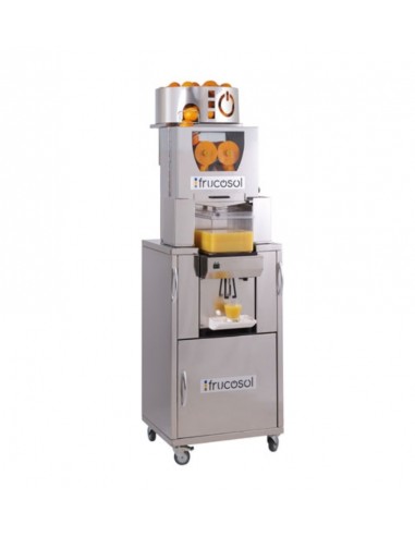 Zumo automático refrigerado - Capacidad 25 frutas/min - cm 58 x 72 x 179 h