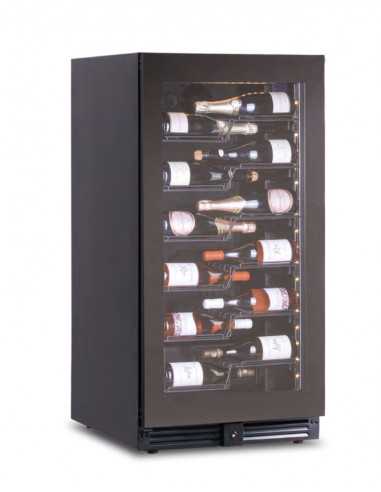 Wine exhibitor - Temperature +2°/+20° C - cm 59.5 x 69 x 120 h