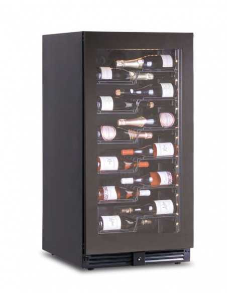 Expositor de vino - Temperatura +2°/+20° C - cm 59.5 x 69 x 120 h