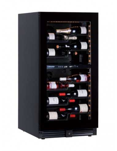 Espositore vino - Temperatura +2°C / + 12°C +12°C / +20°C - Cm 59.5 x 69 x 120 h