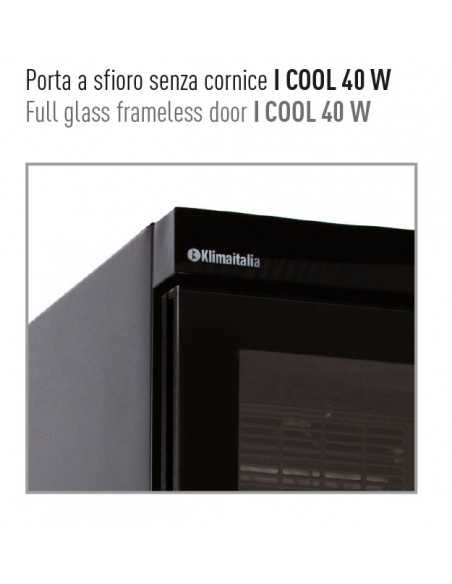 Nevera para vino - Temperatura +16°/ +10°C / +5°C o +4°/ +18°C - cm 59,5 x 65 x 185 h
