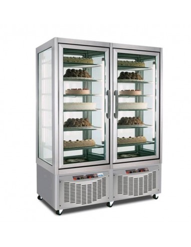 Vetrina refrigerata - Capacità litri 840 - cm 132 x 65 x 190 h