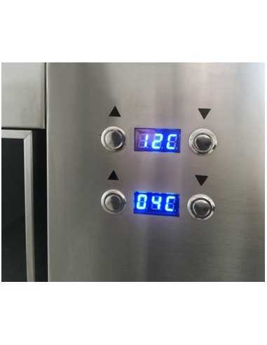 Azotatrice ed erogatore di vino al calice per 8 bottiglie