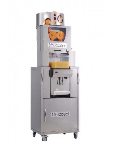 Exprimidor automático refrigerado de 7 litros 25 frutas por minuto