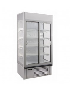 Wall display - With sliding doors - Temperature Thank...