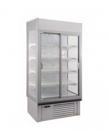 Wall display - With sliding doors - Temperature Thank you°/+10°C - Capacity  liters 685 -  cm 98.5 x 73.7 x 198.7 h