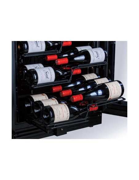 Vitrina refrigerada para vino - Temperatura: +2°C / + 12°C +12°C / +20°C - Cm 59.5 x 69 x 160 h