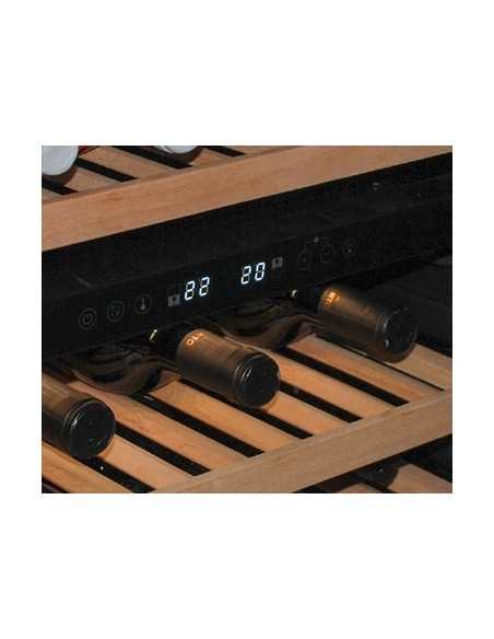 Vetrina refrigerata per vino 88 litri monotemperatura +2/+20 °C – 28 bottiglie – Cm 38 x 57.3 x 82 h