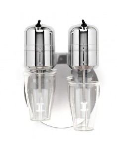Mixer cl 800 x 2 transparent glasses - Wall mounted