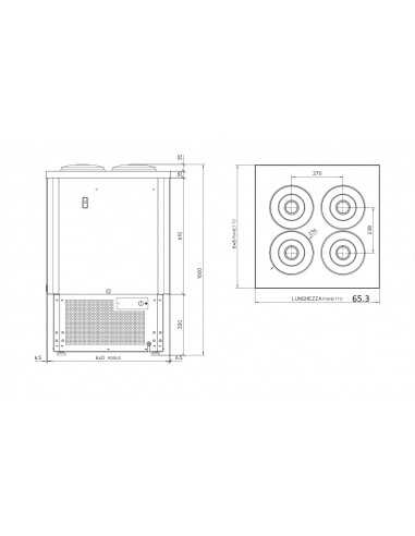 Banco gelateria - N. 4 carapine da litri 7.5 -...