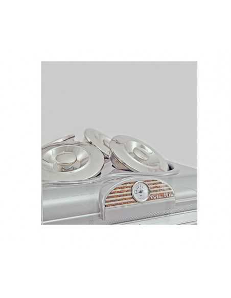 Mostrador para helados - No. 6 carapins de 7,5 litros - Cm 96,5 x 64,6 x 100 h