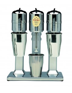 Batidor de batidos 800 cl x 3 vasos acero inoxidable