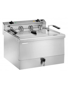 Pastry fryer - Electric - Faucet - Capacity liters 18 -...
