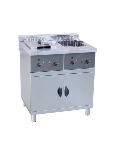 Freidora eléctrica - Capacidad litros 16+16 - Cm 80 x 70...