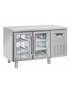 Tavolo refrigerato - N. 2 porte vetro - cm 135 x 72.5 x 85 h 2