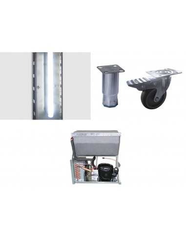 Tavolo refrigerato - N. 3 porte vetro - cm 180...