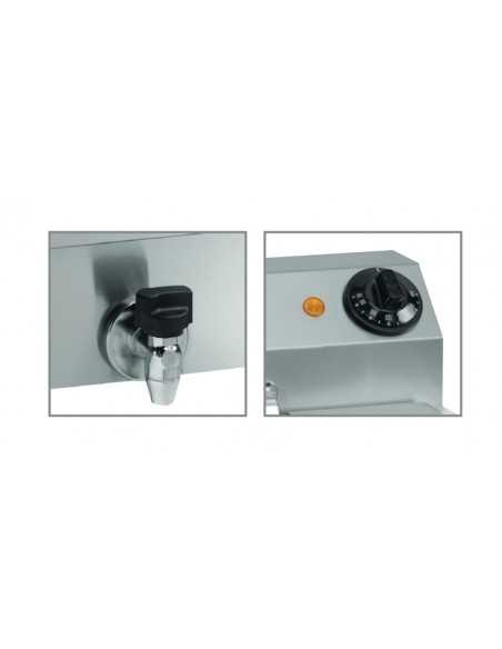 Freidora eléctrica - Capacidad litros 9-9 - Cm 60 x 48 x 35 h