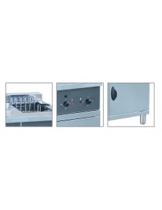 Freidora eléctrica - Capacidad litros 16+16 - Cm 80 x 70... 2