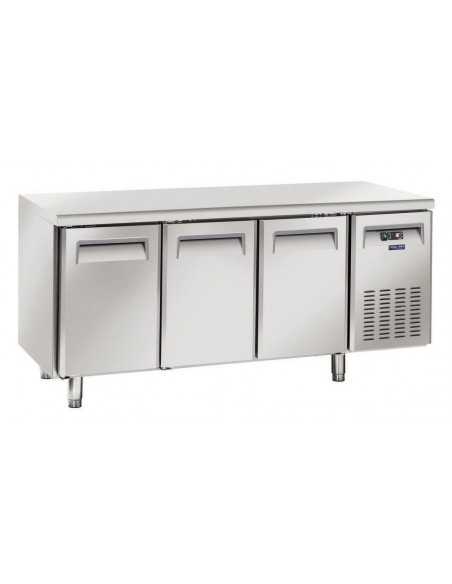 Refrigerated table - N. 3 doors - cm 180 x 60 x 85 h
