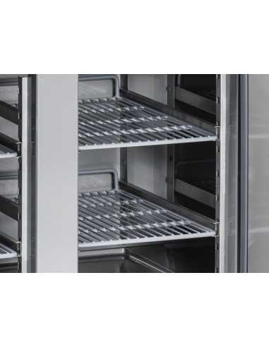 Mesa refrigerada - N. 2 puertas de cristal - cm...