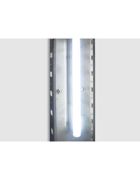 Mesa refrigerada - N. 2 puertas de cristal - cm 135 x 62,5 x 95 h