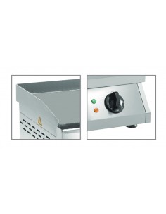 Electric fry top with smooth top cm 83.5 x 40 2