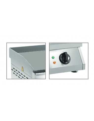 Electric fry top with smooth top cm 83.5 x 40