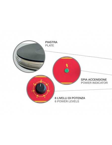 Cooking plate - cm 30 x 40 x 16 h