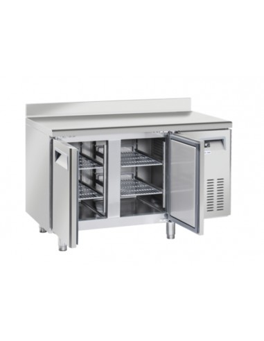 Refrigerated table - Alzatina - N. 2 doors - cm 135 x 60 x 95 h