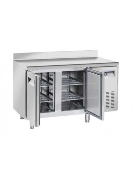 Mesa refrigerada - Alzatina - N. 2 puertas - cm 135 x 60 x 95 h