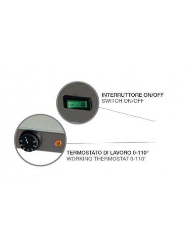 Piano caldo - cm 100 x 50 x 70 h