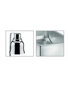 Scaldafritti - Vasca GN 1/1 - Fondo forato - cm 34 x 58 x... 2
