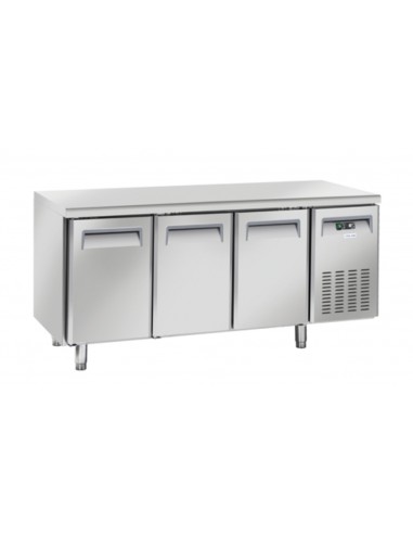 Refrigerated table - N. 3 doors - cm 180 x 60 x 85 h