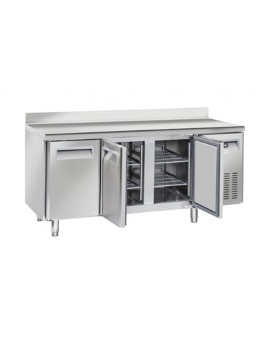 Refrigerated table - Alzatina - N. 3 doors - cm 180 x 60 x 95 h