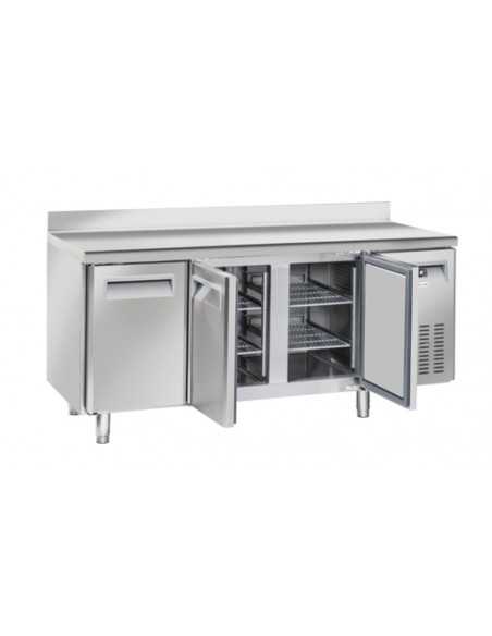 Mesa refrigerada - Splashback - N. 3 puertas - cm 180 x 60 x 95 h