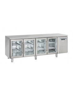 Tabla refrigerada - N. 2 puertas de vidrio - cm 225 x...